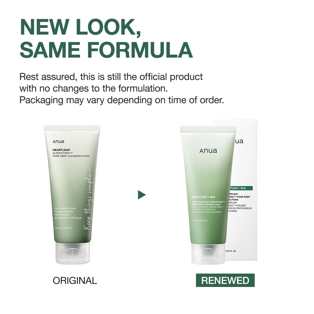 Anua - Heartleaf Quercetinol Pore Deep Cleansing Foam 150 ML