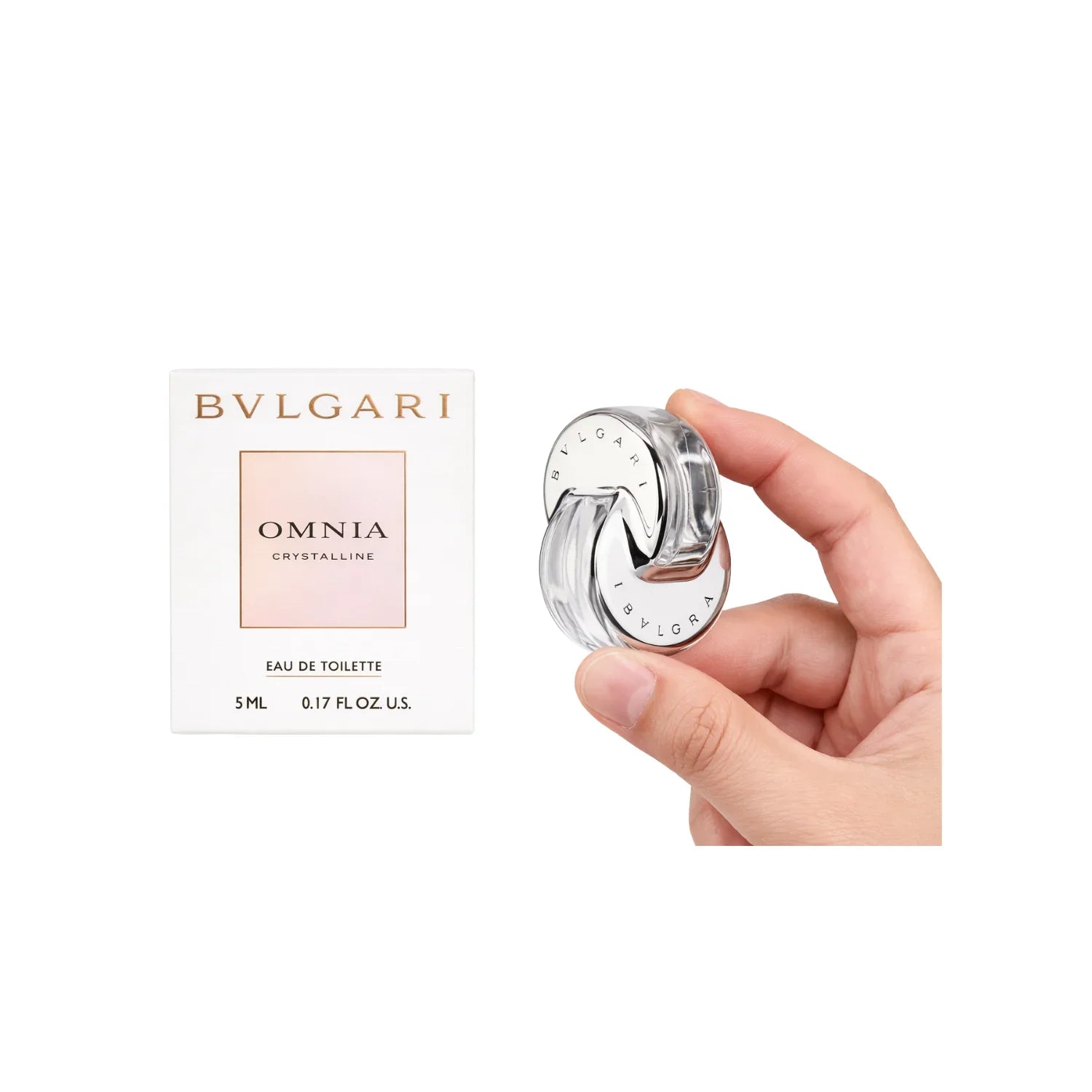 BVLGARI Omnia Crystalline Eau de Miniature Perfume  For Women-5ML