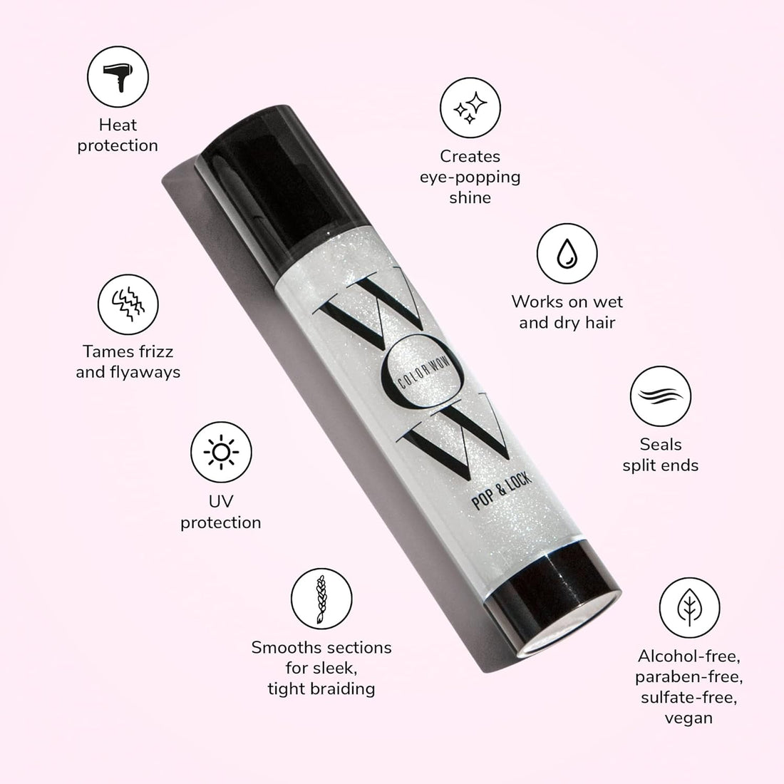 COLOR WOW Pop + Lock High Gloss Finish – Frizz Control Serum 55 ML