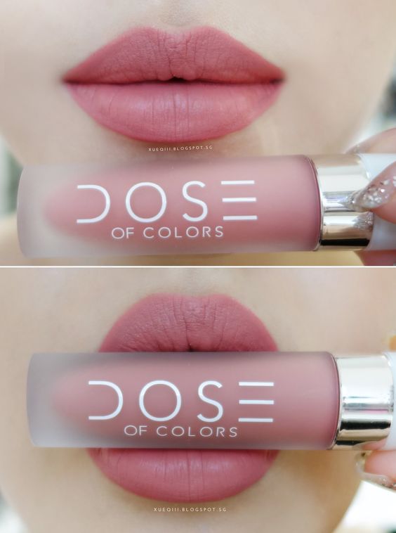 Dose Of Colors Liquid Matte Lipstick-Bear with me