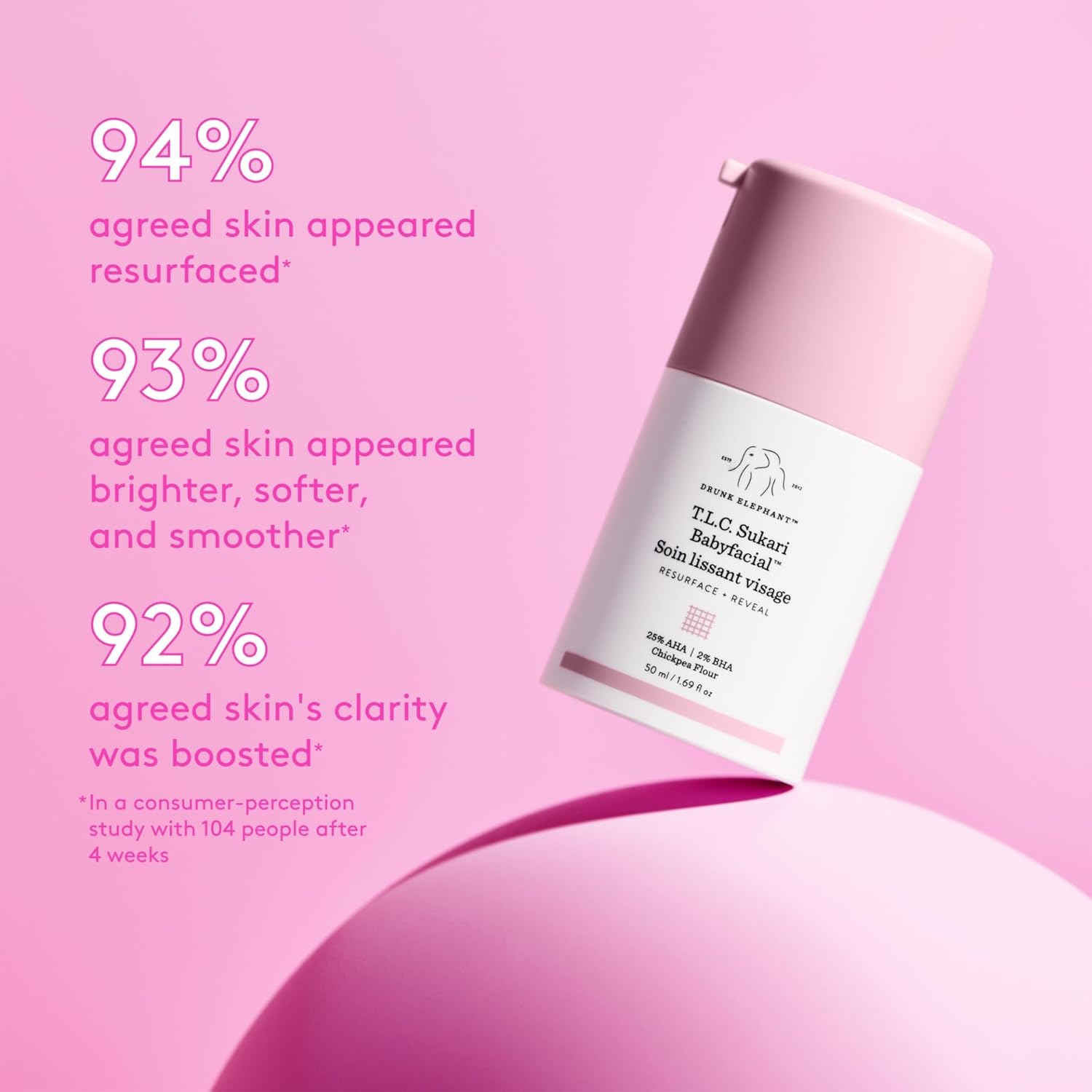 Drunk Elephant T.L.C. Sukari Babyfacial - Exfoliating Face Mask - Clean Clinical Skincare