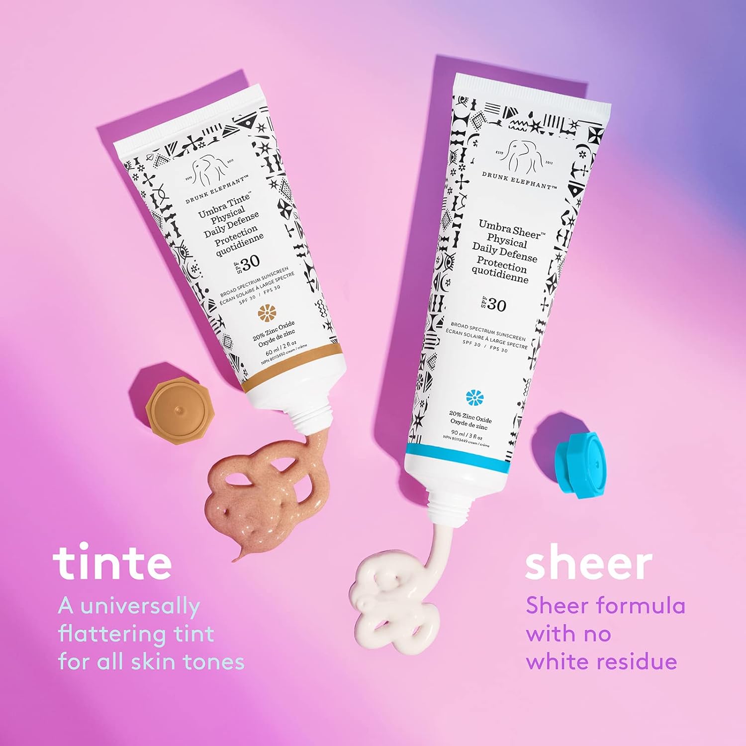 Drunk+Elephant SPF 30 Umbra Sheer Physical Defense Sunscreen