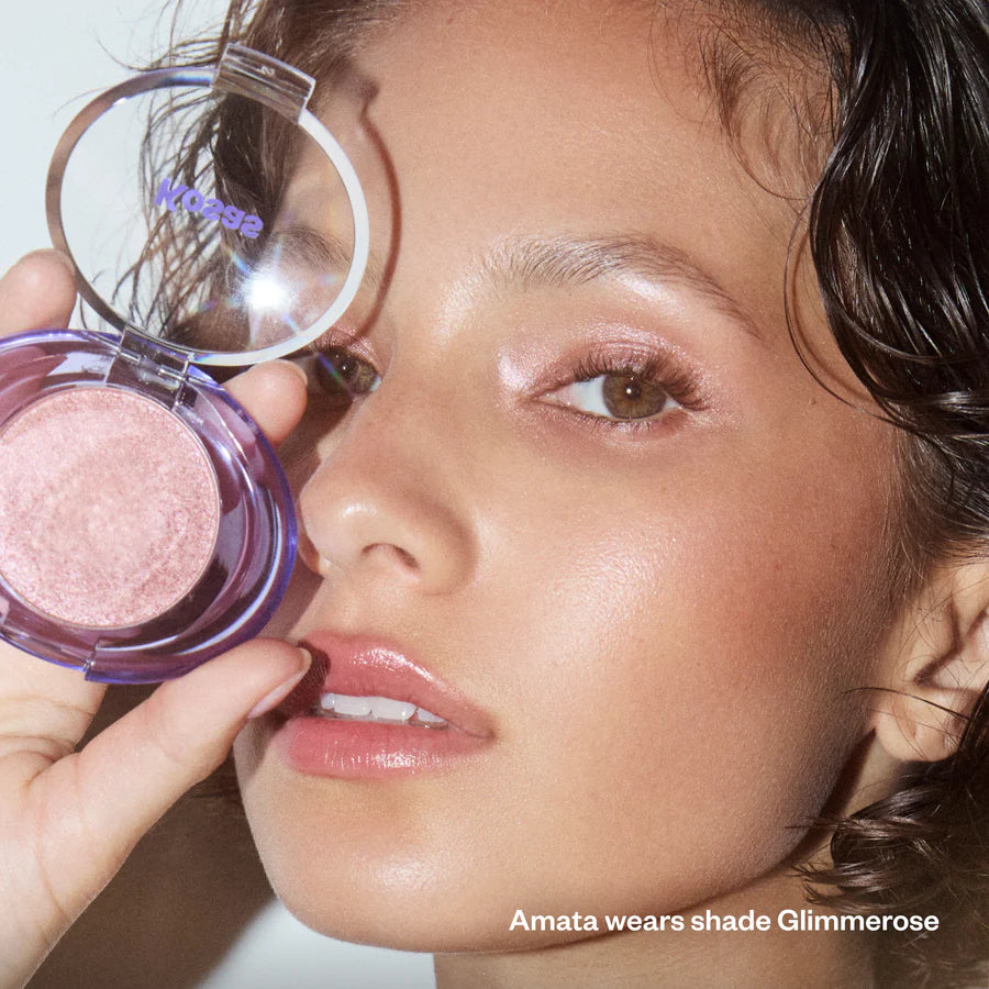 Kosas Shiny Objects Wet Glisten Powder Highlighter for Face + Eyes-4.5g
