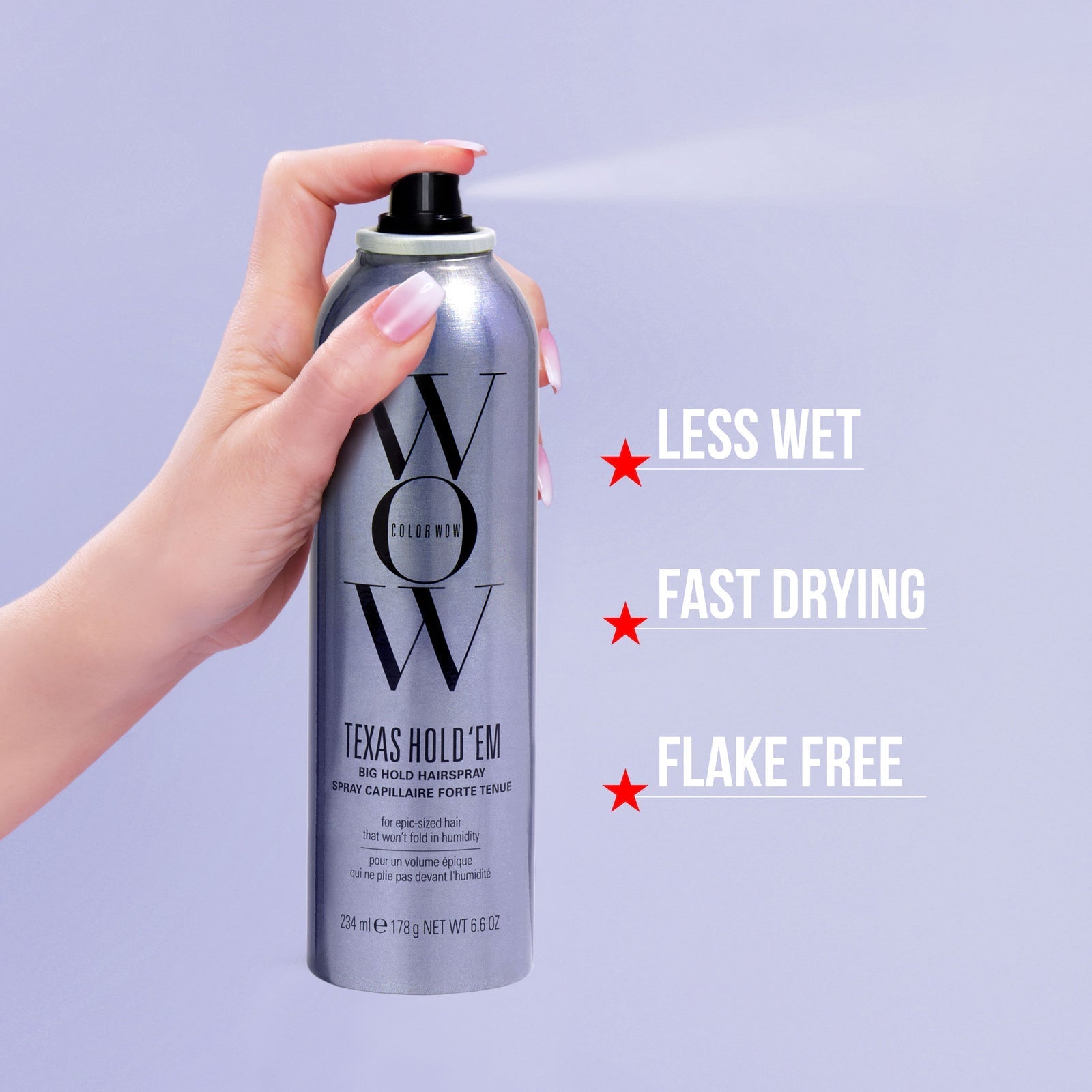 Colorwow Texas Hold 'Em Big Hold Hairspray 162 ml