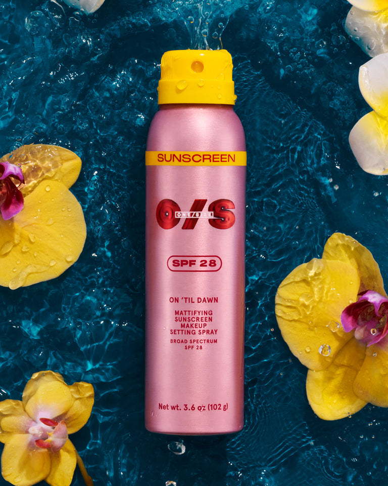 One Size On 'til Dawn Mattifying Sunscreen Makeup Setting Spray Spf 28