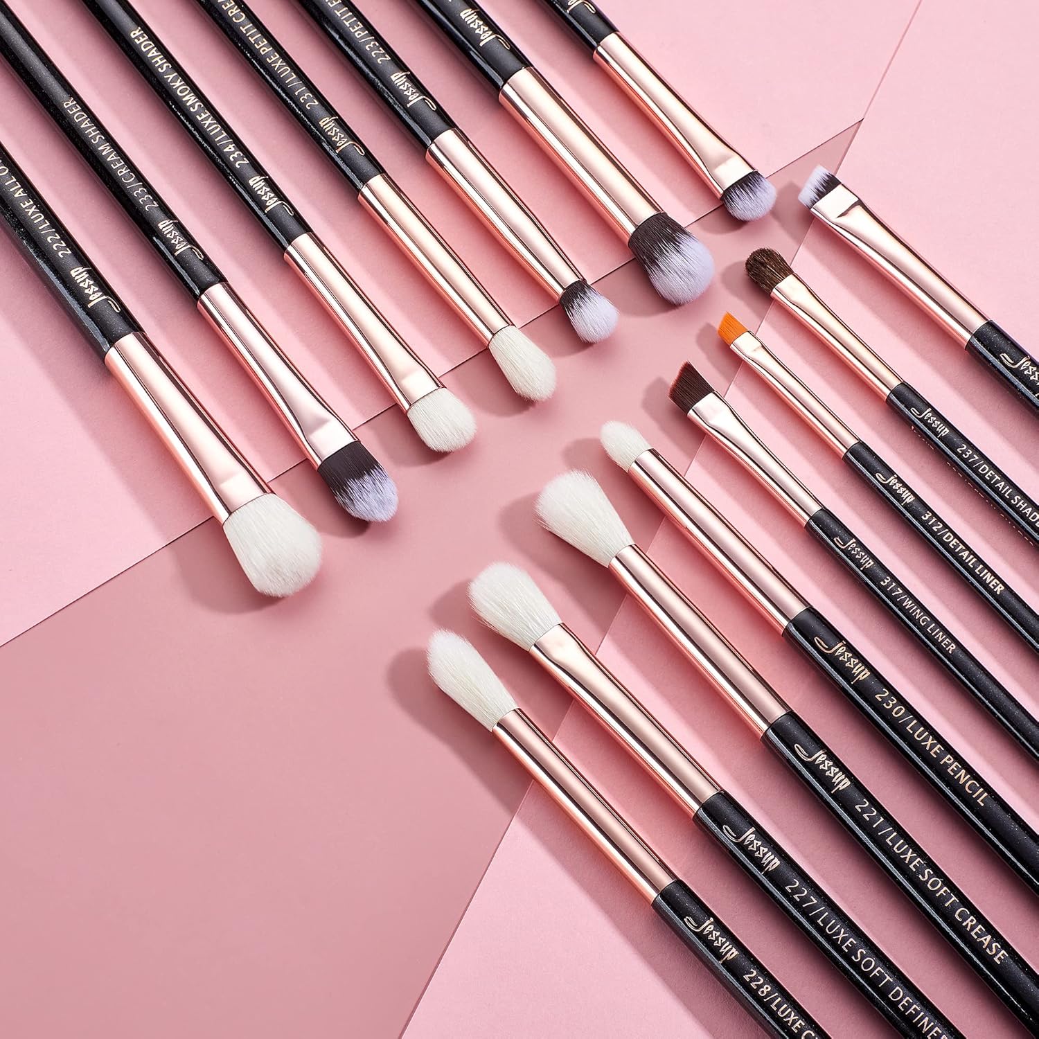 Jessup Makeup Brushes T-157 Set Professional 15 pcs