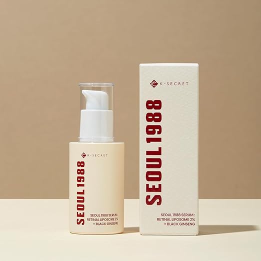 K-SECRET SEOUL 1988 Serum: Retinal Liposome 2% + Black Ginseng
retinal serum 
retinal wrinke serum