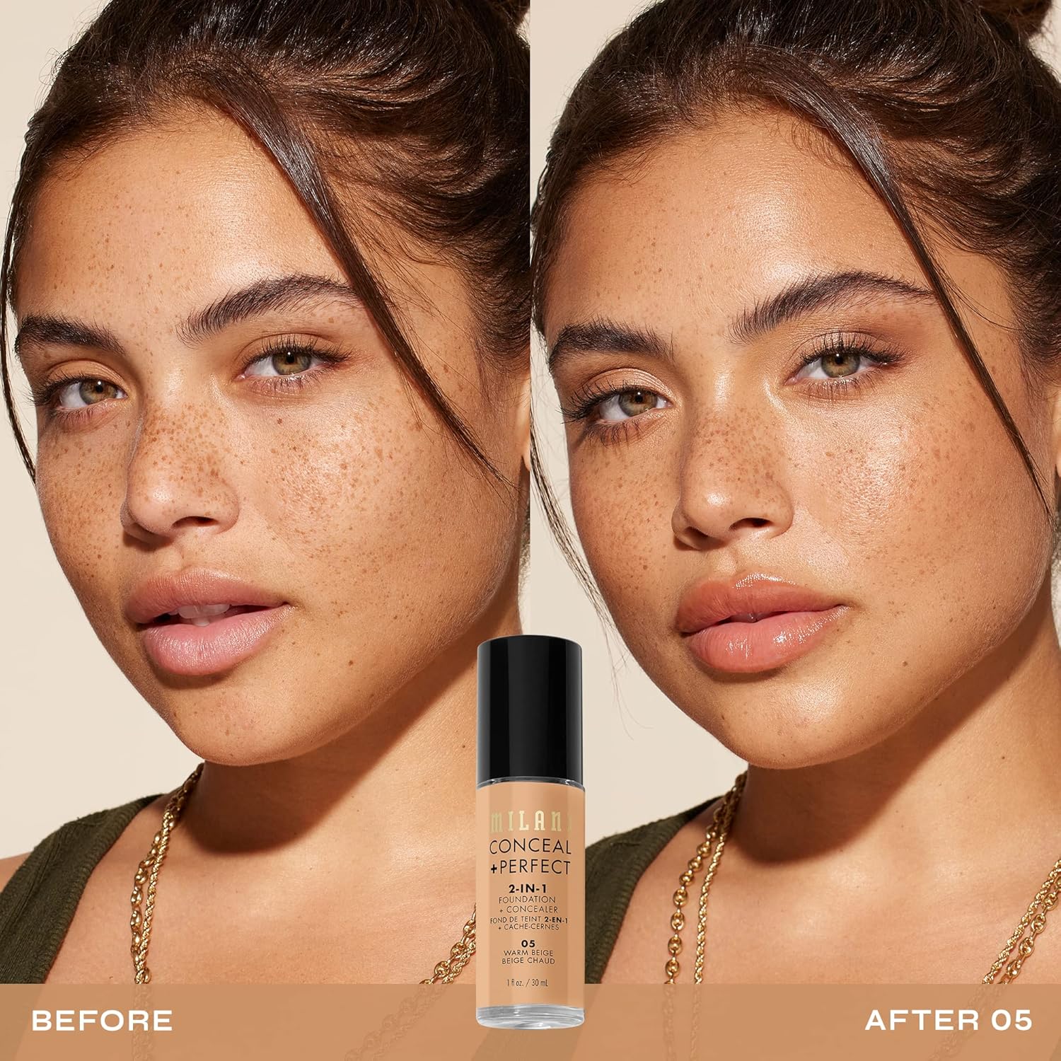 Milani Conceal + Perfect 2-In-1 Foundation + Concealer-Warm Beige