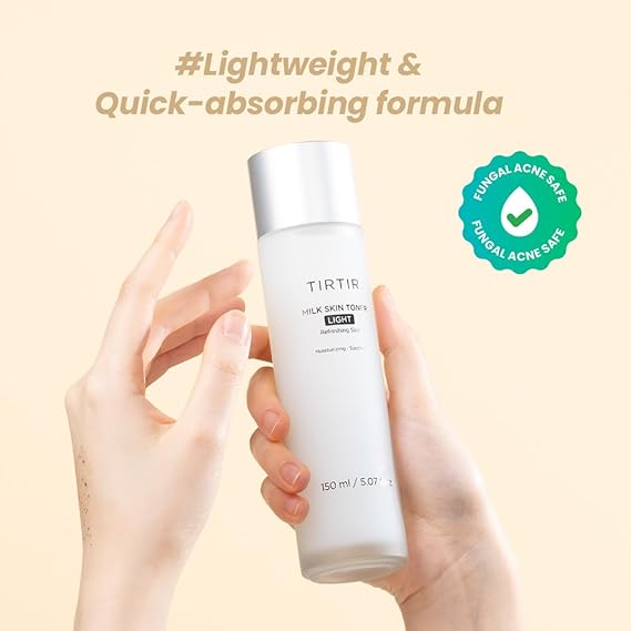 TIRTIR Milk Skin Toner Light  Instant Hydration with 4% Niacinamide-150 ML