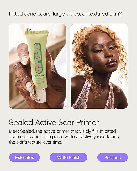 Topicals Sealed Active Scar Filling Primer for Acne Prone Skin 28ml