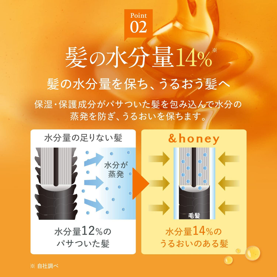 &honey Deep Moist Shampoo 440 ML
